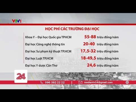 Học phí các trường đại học tăng cao trong năm học 2020-2021 | VTV24