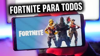 Como Instalar FORTNITE en Cualquier Android Compatible ¡COMPROBADO!