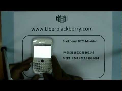 Unlock Blackberry 8520 Curve Movistar Spain - www.LiberarBlackBerry.com -