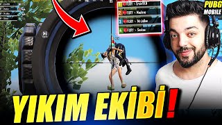 Yikim Eki̇bi̇ İle Raki̇pleri̇ Uçuruyoruz - Pubg Mobile
