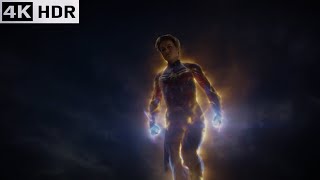 Captain Marvels Entrance Avengers Endgame Imax 4K Hdr