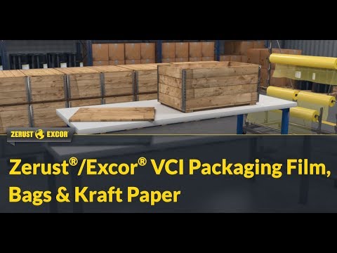 Zerust/Excor VCI Packaging Film, Bags & Kraft Paper