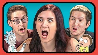 YouTubers React To Rick And Morty Anime