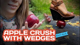 Food Crush, Wedges And Apple Asmr & Crushing