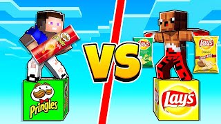 Мега Битва Lays Лаки Блок Vs Принглс Лакиблок В Майнкрафт