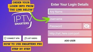 Iptv Smarters Pro - Free Trial - How To Create A Login For Smarters Pro On A 2025 Tv And Lg Smart