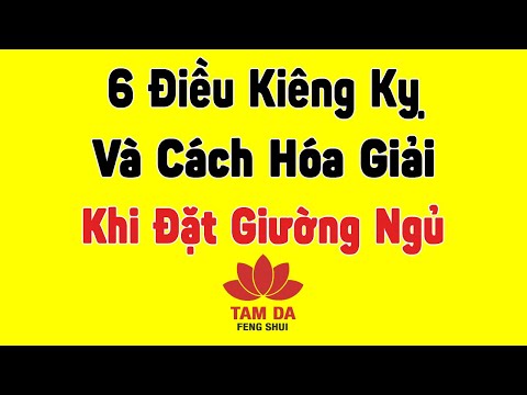 6 Điều kiêng kỵ và cách hóa giải khi đặt giường ngủ | PHONG THỦY PHÒNG NGỦ