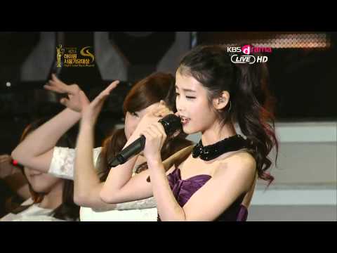 120119 IU - Good Day (Acapella Ver.) + You & I [Live - KBSJoy The 21st Seoul Music Awards]