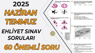 Başarili Olmanin Sirlari 2025 Hazi̇ran Temmuz Ehli̇yet Sorulari Ehli̇yet Sinav Sorulari 2025