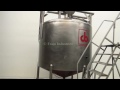Cherry Burrell 1500 Gallon 304 Stainless Steel Single Wall Mixing Tank Demonstration