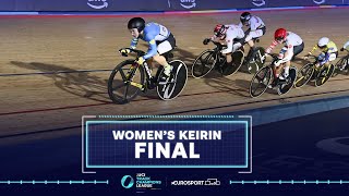 Olena Starikova shines on women's Keirin Final! | UCI Track Champions League - Round 4