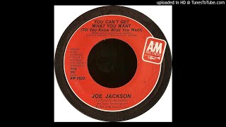 Watch Joe Jackson You Cant Get What You Want Till You Know What You Want video