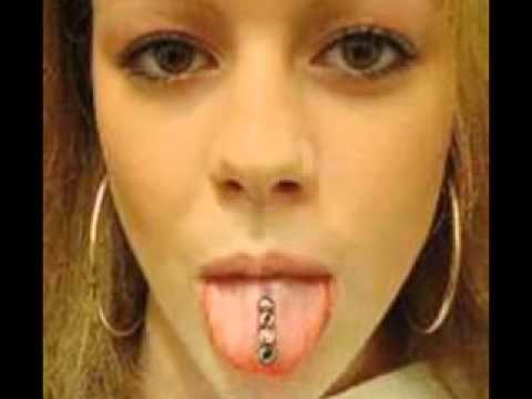 Bimbo Double Tongue Piercing