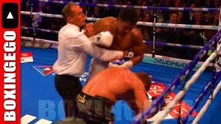 ANTHONY JOSHUA KO'S ALEXANDER POVETKIN IN ACTION FIGHT - FULL FIGHT CHAT BY BOXINGEGO (EGO)