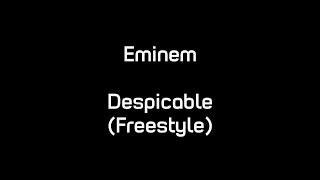 Watch Eminem Despicable video