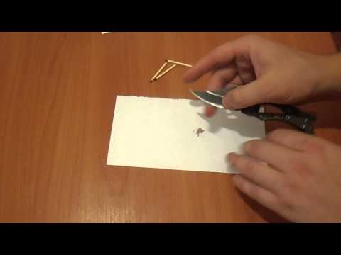 Как сделать спички которые зажигаются от всего Как сделать спички которые зажигаются от всего