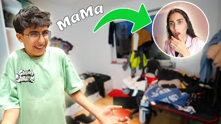خرّبت غرفتي كلها و مقلبت امي 🛏️ ردة فعلها !!