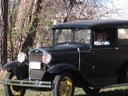 GUNSHOTS FIRED from 1931 FORD MODEL-A in Sibley Iowa.