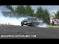 VU SS ute catches fire at Burnout Mayhem 2011