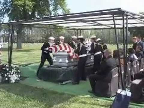 Burial of CPO Clyde (Nick) Nichols, USN (Ret.) ~ Part 2