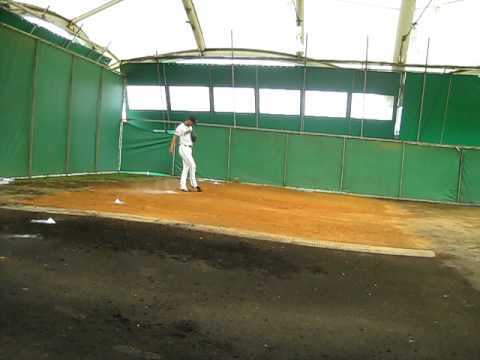 a bullpen session during spring camp 8 February 2010 in Nago Okinawa