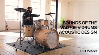 Sounds of the Roland V-Drums Acoustic Design VAD706 (TD-50X Sound Module)