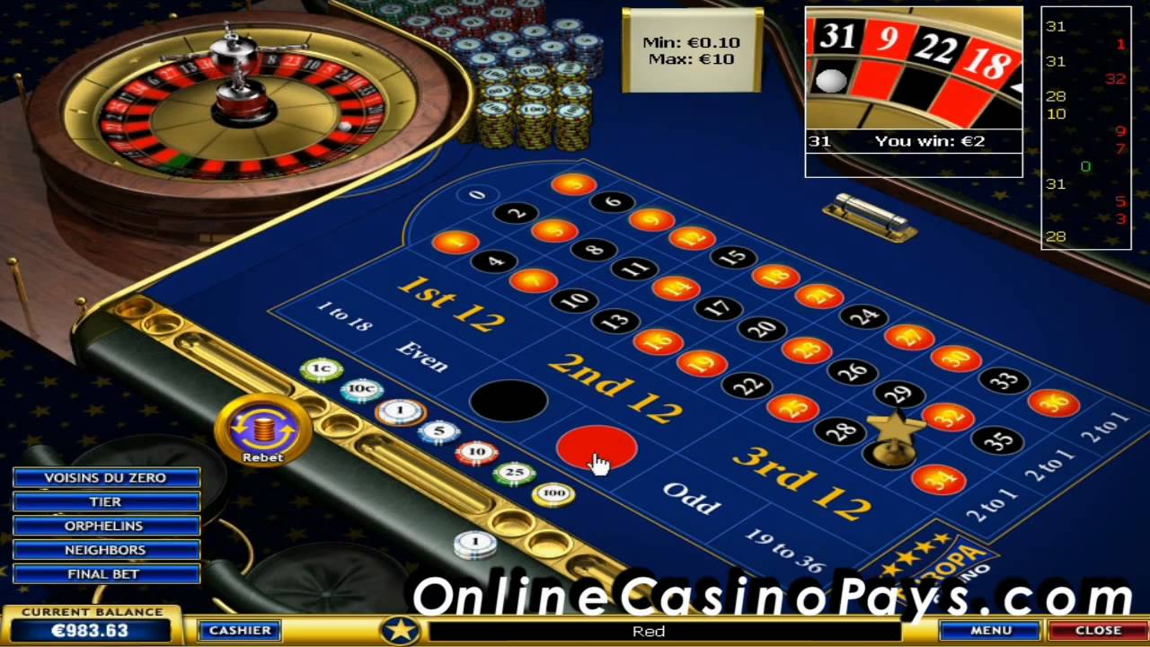online roulette money making system