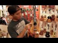 Ukulele Puapua demo-ing an I'iwi Gold Series Standard size ukulele