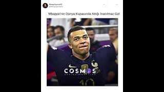 Mbappenin Dünya Kupasında Attığı İnanılmaz