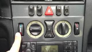 Как снять сам климат контроль на w140