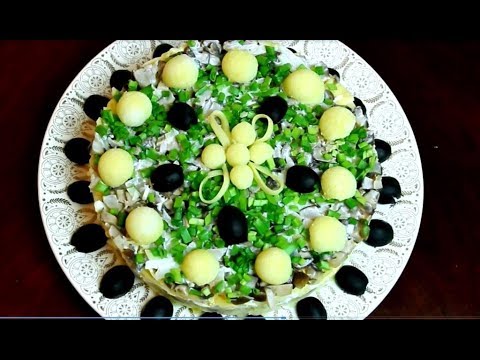 Салат из скумбрии копченой - ХИТ на любом столе Салат из скумбрии копченой - ХИТ на любом столе