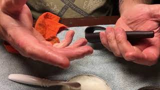 Mink oil and leather