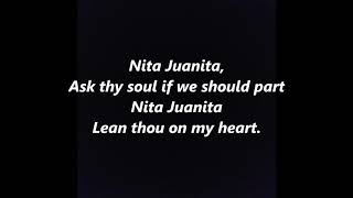 Nita Juanita Spanish Ballad Song Of Spain Lyrics Words Text Trending Sing Along Song