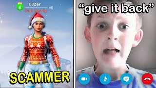 Rich Scammer Loses His Fortnite Account After Failed Scam
