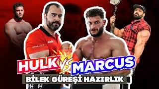 Hulk VS Marcus “Bilek Güreşi Maçı Hazırlık” @Mustafayildizhulk @omerustaomer