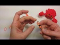3-D Happy Crab Tutorial by feelinspiffy (Rainbow Loom)