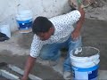 Installing water tank and pump