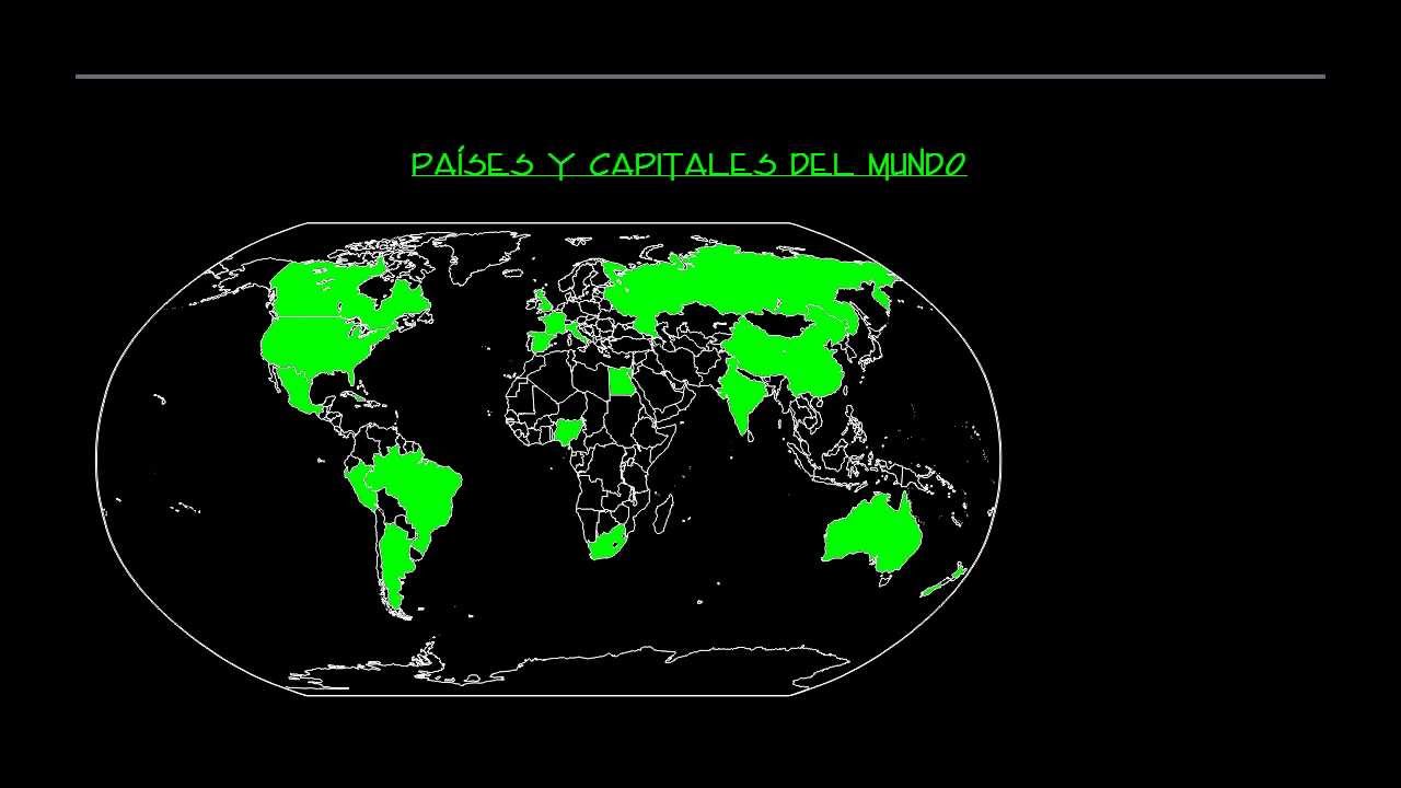 Países y capitales del mundo - YouTube