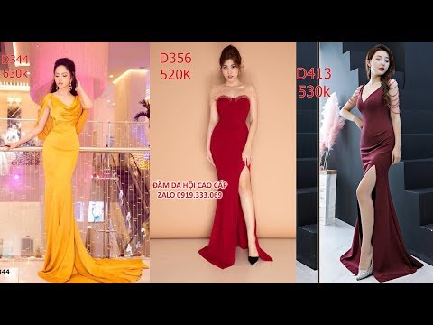 ĐẦM DẠ HỘI ĐẸP sang trọng phù hợp dự tiệc nhà hàng, Đầm đẹp cho MC dẫn chương trình