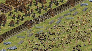 EPIC SIEGE of THE GREAT CHINA - Age of Empires 2 HD (4K Gameplay)