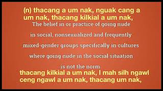 Nudism Meaning In English Ngawn