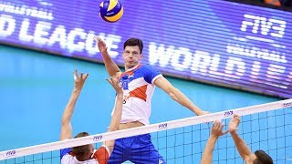 Top 20 Crazy Volleyball Actions By Srecko Lisinac Attack In 3Rd Meter World League 2017