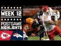 Chiefs vs. Broncos (Week 12) | Game Highlights | NFL