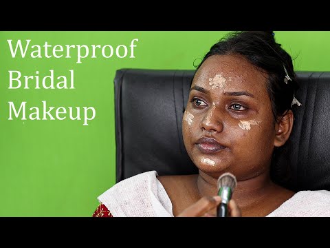 Long Lasting Summer Waterproof Bridal Makeup tutorial / Step By Step Bridal Makeup tutorial