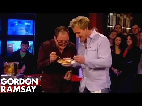 VIDEO : eating the hottest curry in uk - gordon ramsay - gordon ramsay and alan carr try to eat the hottest curry in the uk on cookalong live show. funny clip from the indiangordon ramsay and alan carr try to eat the hottest curry in the  ...