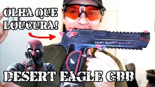 Fizeram a Desert Eagle do DeadPool - X man - Airsoft GBB