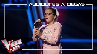 Paloma Puelles canta 'Lucía' | Audiciones a ciegas | La Voz Kids Antena 3 2019