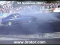 R X 7 burn out, blown engine