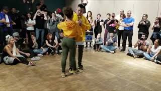 Urban Kiz Musicality Demo - Steffy & Valr Afrokiziac - Kizomba Elégance -