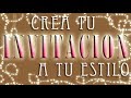 COMO CREAR UNA INVITACION EN PHOTOSHOP